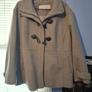 Jessica Simpson Gray Pea Coat with Toggle Closures